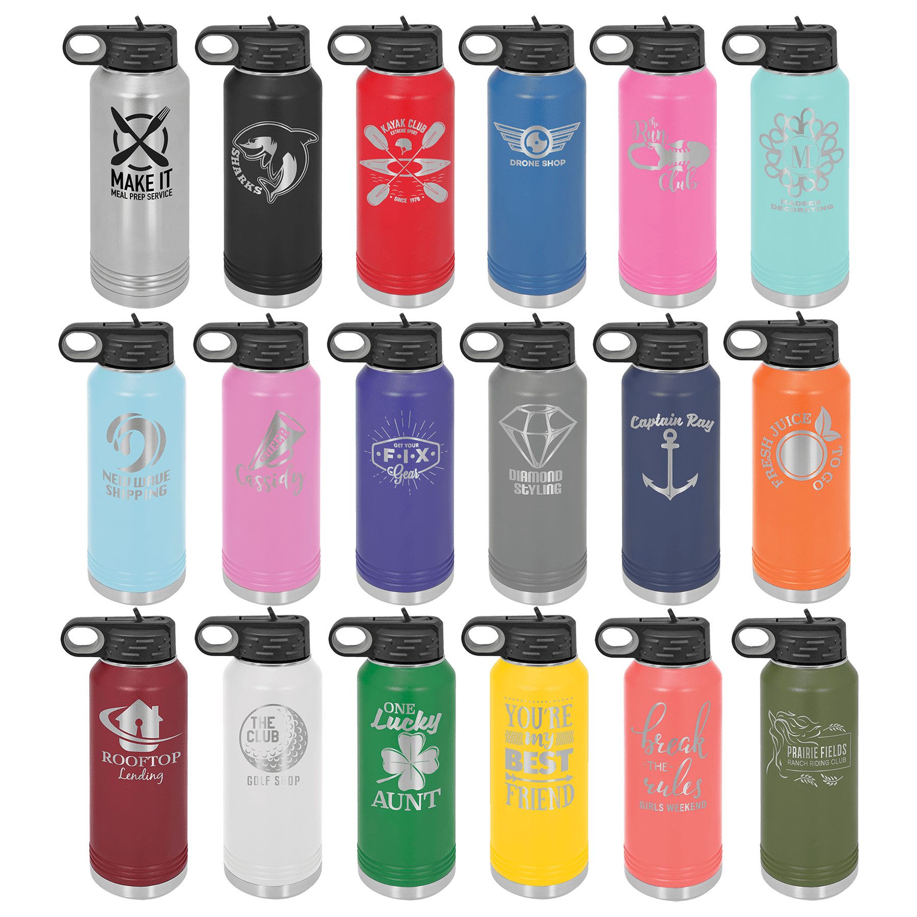 Polar Camel 32 oz Water Bottle